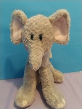 First and Main Elephant Lean Long-Legged Lankydoodle Gray Plush 11" Stuffed Toy
