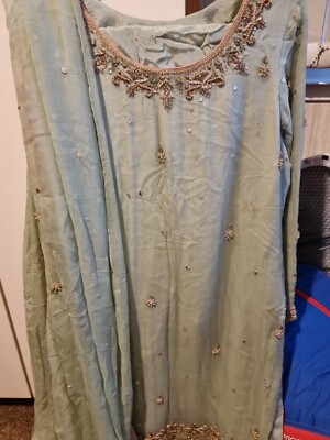Pakistanische Shalwar Kameez Party Hochzeit Eid Kleidung