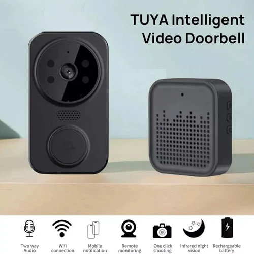 Wireless Smart Video Doorbell Wibell Security Intercom HD Video Camera Door Bell - Picture 4 of 14