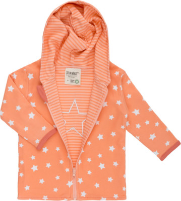 Max und Lilly Wendejacke mit Sterne Farbe Apricot