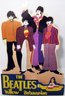 1999 BEATLES YELLOW SUBMARINE PROMOTIONAL DISPLAY 17.5" X 12.5" DIMENSIONAL NEW!