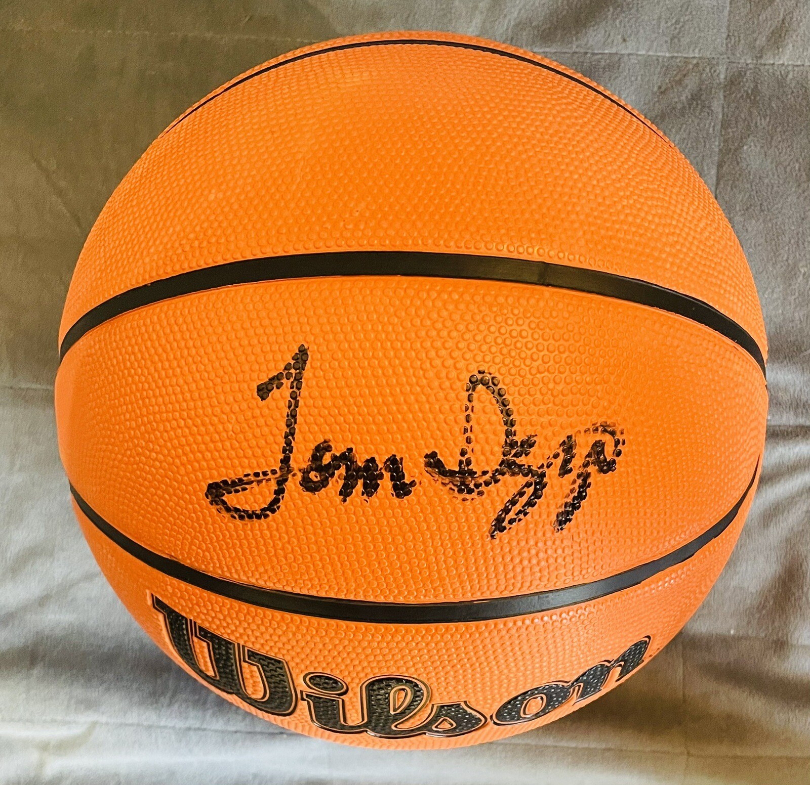 Tom Izzo Autographed Signed Michigan State Spartans Wilson Basketball / JSA 
