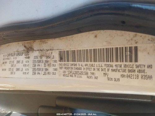 Passenger Right Front Window Regulator Fits 14-23 CHEROKEE 2473707 - Picture 9 of 12