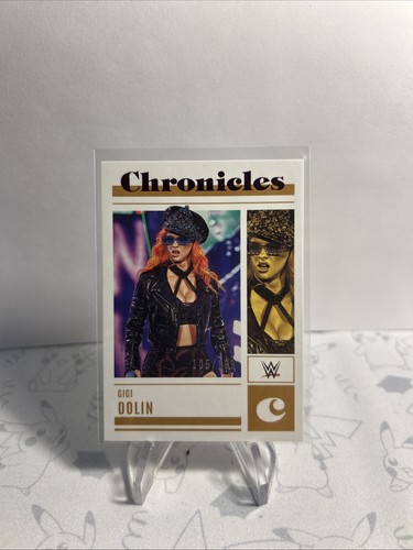 2023 Panini Chronicles WWE Gigi Dolin Chronicles Red Parallel #’d/199 - Picture 2 of 6