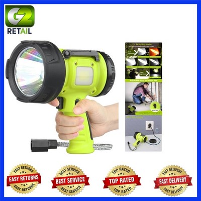 Rechargeable Spotlight Flashlight with 1000,000 High Lumen LED, Waterproof Handh