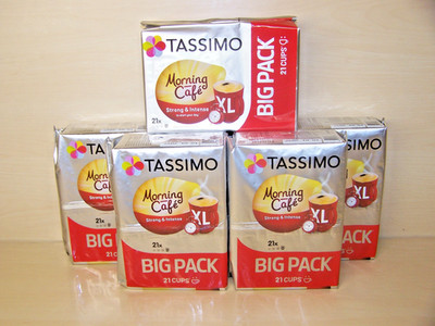 TASSIMO Kapseln Morning Café XL '' Strong u. Intense'' Discs 5 x 21 Kaffeekapseln