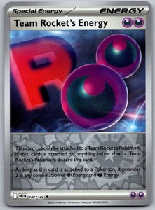 Team Rocket's Energy 182/182 Destined Rivals Reverse Holo