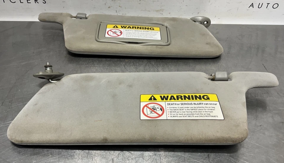 Parasoles Acura Integra 1994-2001 OEM IZQUIERDO conductor y pasajero derecho gris Foto 3 de 4