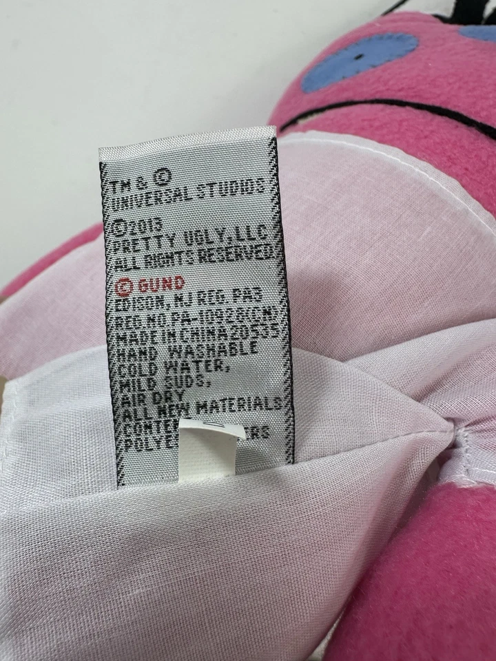 Bandeja de noiva Uglydolls GUND brinquedo de pelúcia boneca feia recheada rosa Babo 12" lote de 2 novas - Imagem 4 de 4