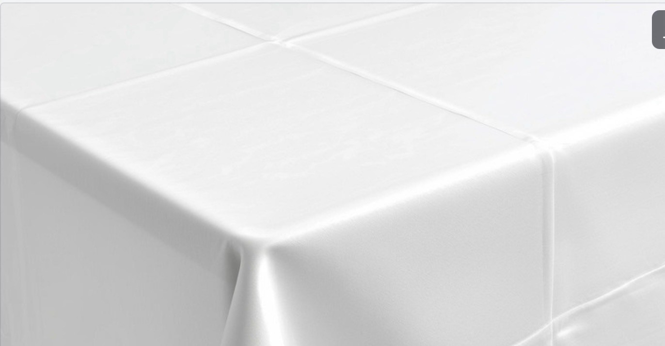 Bulk Tablecloths 100% Fine Cotton Banquet  12 Per Case 61&rdquo;