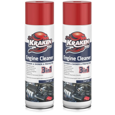#ad Engine Cleaner Spray 2x12.3 fl. Oz Engine Degreaser for Engine Bay Gunk... $23.16
