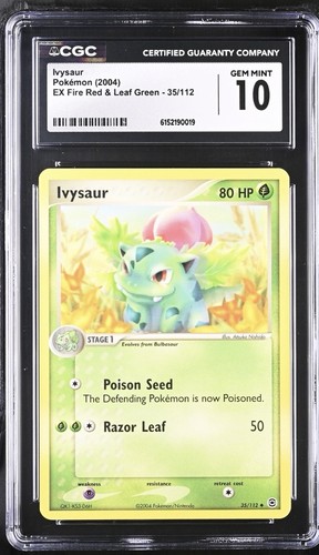 Ivysaur graded CGC 10 for sale on eBay