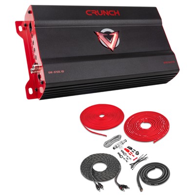 Crunch DR-3725.1D Class D V-Drive Monoblock Subwoofer Amplifier