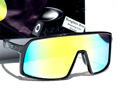 Oakley SUTRO Dark Galaxy Black POLARIZED Galaxy Fire Gold Lens Sunglass 9406-A8