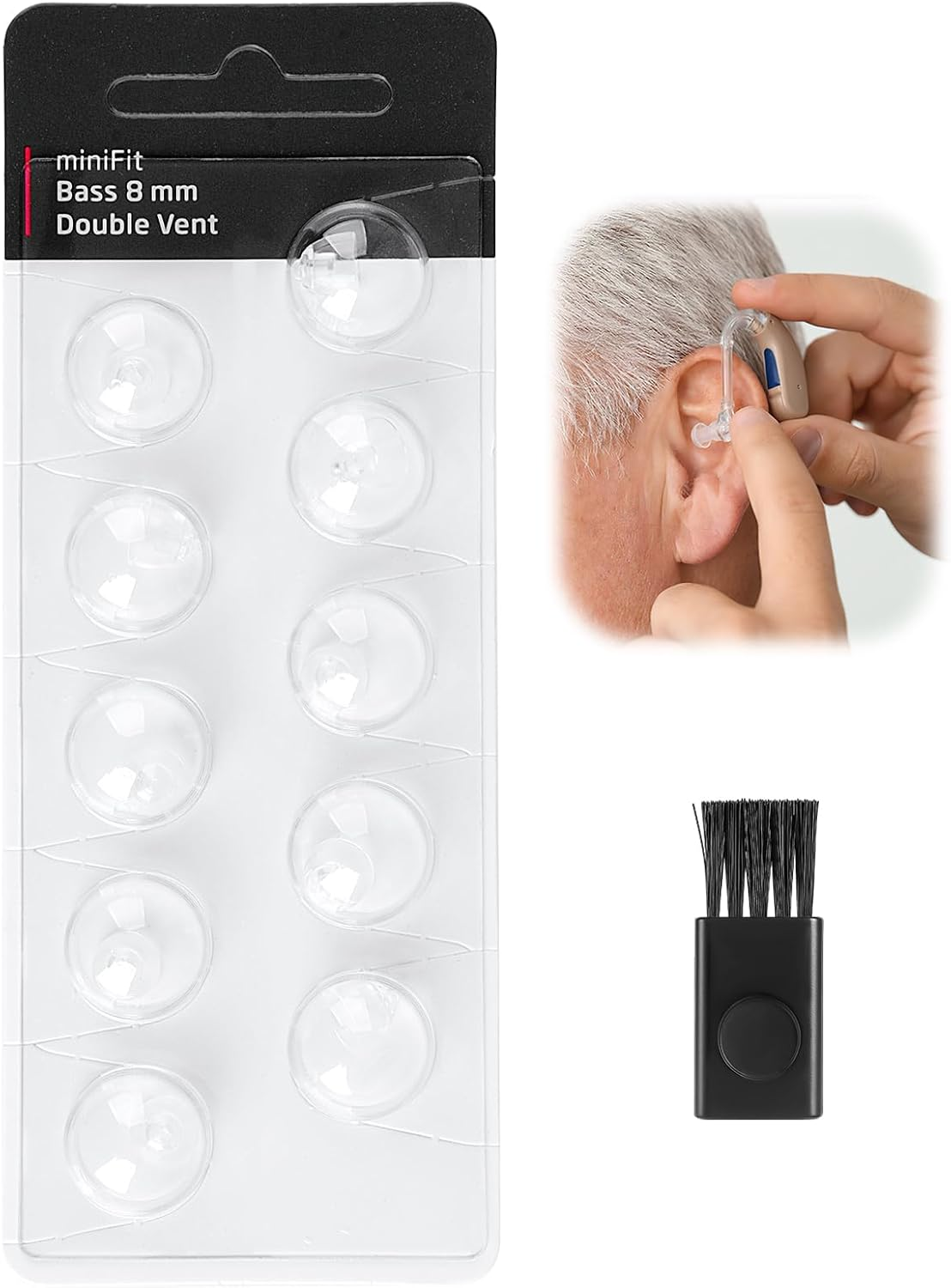 Hearing Aid Domes for Oticon, 8Mm Replacements Hearing Aid Accessories Compatibl