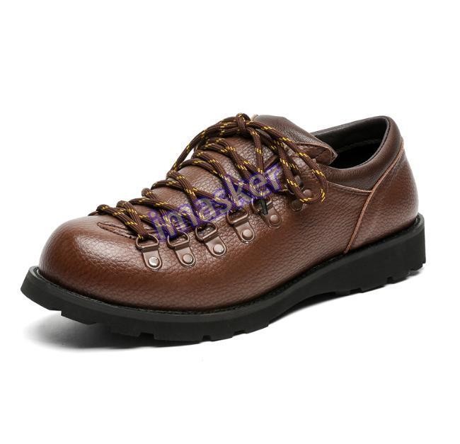 Men's Round Toe Casual Non-slip Lace Up Platform Derby Fashion Shoes Oversize