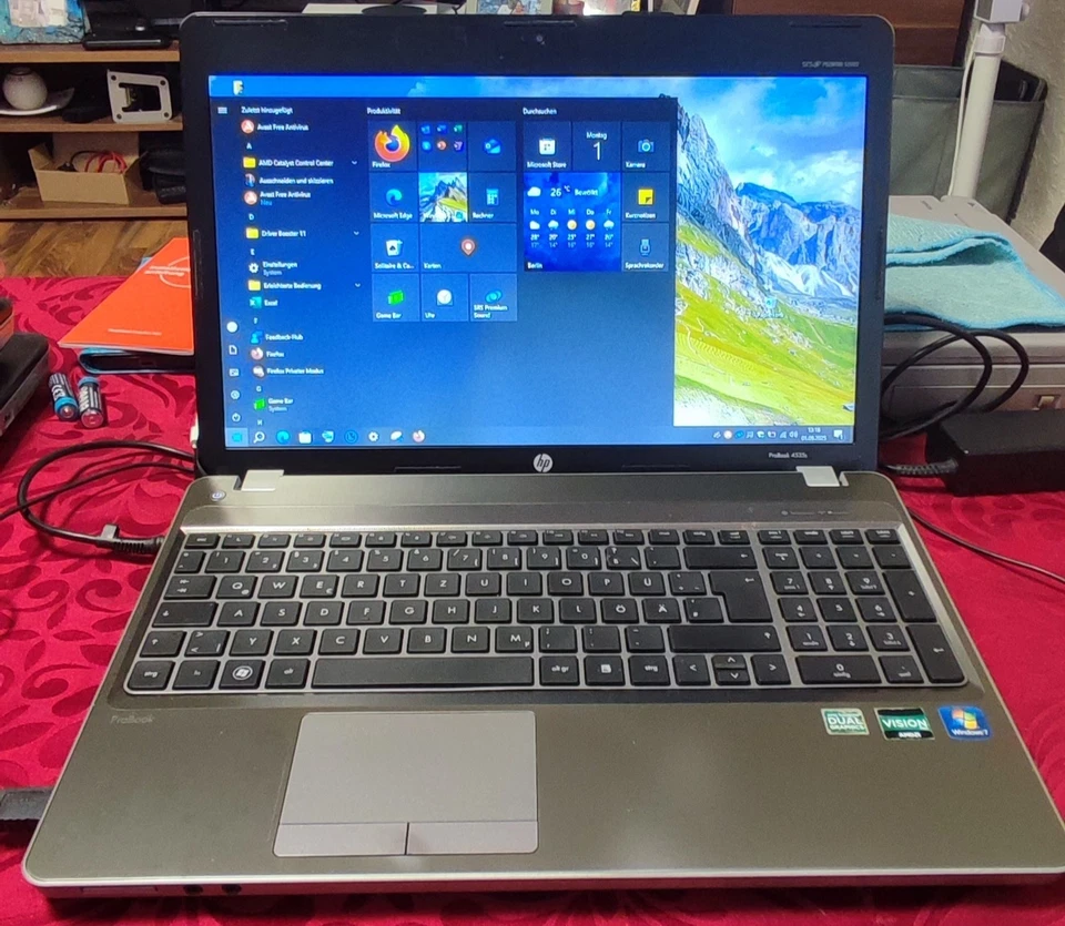 HP Probook 15zoll/Win10/500gb/4gb DDR3/Netzteil Dabei/Top Angebot  - Bild 3 von 4