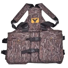 Upland Hunting strap vest Waxed water proof canvas Camping vest Hunting vest Pro