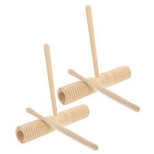 2 Sets Wood Block Instrument Kids Musical Instruments Children's Percussion for