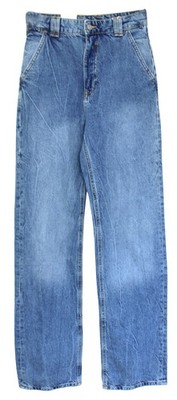 Esprit Damen Jeans 80er Straight Superhigh Rise blau Stretch W28 L28
