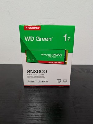 Western Digital WD Green SN3000 1TB SSD PCIe 4.0 NVMe M.2 2280
