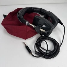 Vintage Beyer Dynamic DT-480 Hi-Fi Headphones TS Plug 2x25 ohm w Zipper Pouch