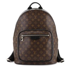 LOUIS VUITTON Monogram Macassar Josh Backpack NV Brown Black M45349 90299856