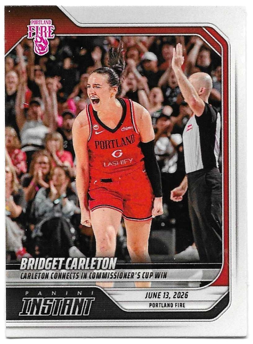 Bridget Carleton 2026 Panini Instant Thirty WNBA #155 SP /144 Fire