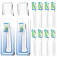 10 Pack Toothbrush Replacement Heads for Bitvae D2 Sonic Electric Toothbrush