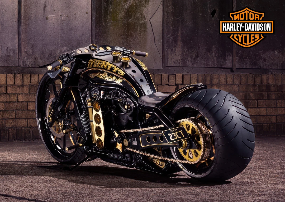 RARE HARLEY DAVIDSON PREMIUM GLOSS METAL SHOWROOM GARAGE DISPLAY SIGN Large A3
