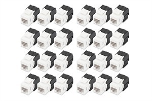 Digitus Presa Keystone Cat 6, Connessione Non Schermata Senza Attrezzi, Set Da 24 (Modulo Keystone), Accessori Di Rete - Immagine 2