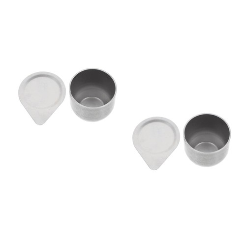 2 Pack High Temperature Resistant Crucible Cup Metal Crucibles Melting Tool - Bild 6 von 12