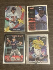 4 Boston Red Sox Baseball Cards