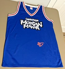 Captain Morgan "Morgan Mania" Rum Promotional Jersey Mens SZ 46 / 48 Rare