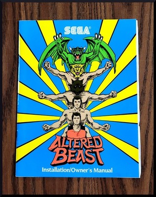 Altered Beast Installation Owner's Parts Manual SEGA Video Game 1988 Vintage #23