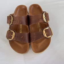 Birkenstock Arizona Big Buckle Oiled Leather Narrow 38 245 L7 M5 Germany