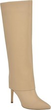 NINE WEST Women’s Knee-High Folded Collar Fashion Boots ~ Radish ~ 9.5M ~ NEW