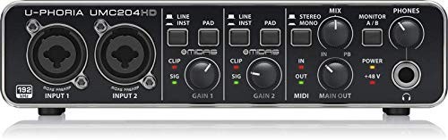 NEW BEHRINGER UMC 204 HD 24-Bit 192 kHz USB Audio interface Beringer JAPAN #gy2 - Picture 7 of 9