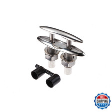 Attwood 66517-1 Retractable Low-Profile Stainless Steel Marine Boat Cleat 6"