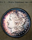 1880-S Morgan Dollar 🌈 Ultra Mirror Prooflike Rainbow Beauty
