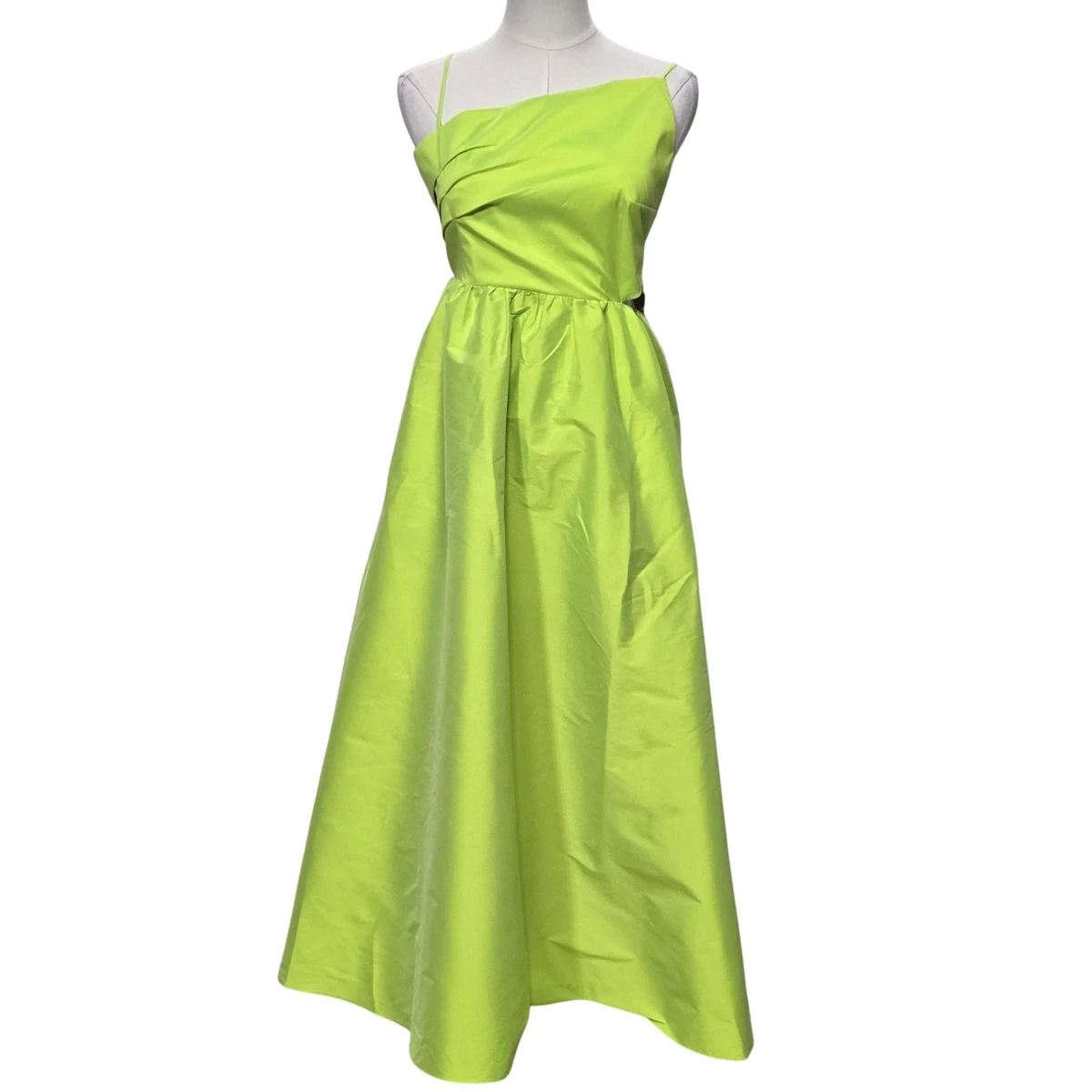 strapless open back dress Stella Modest One Shoulder Floor Length Chiffon Bridesmaid Dresses, Royal Blue main image 0