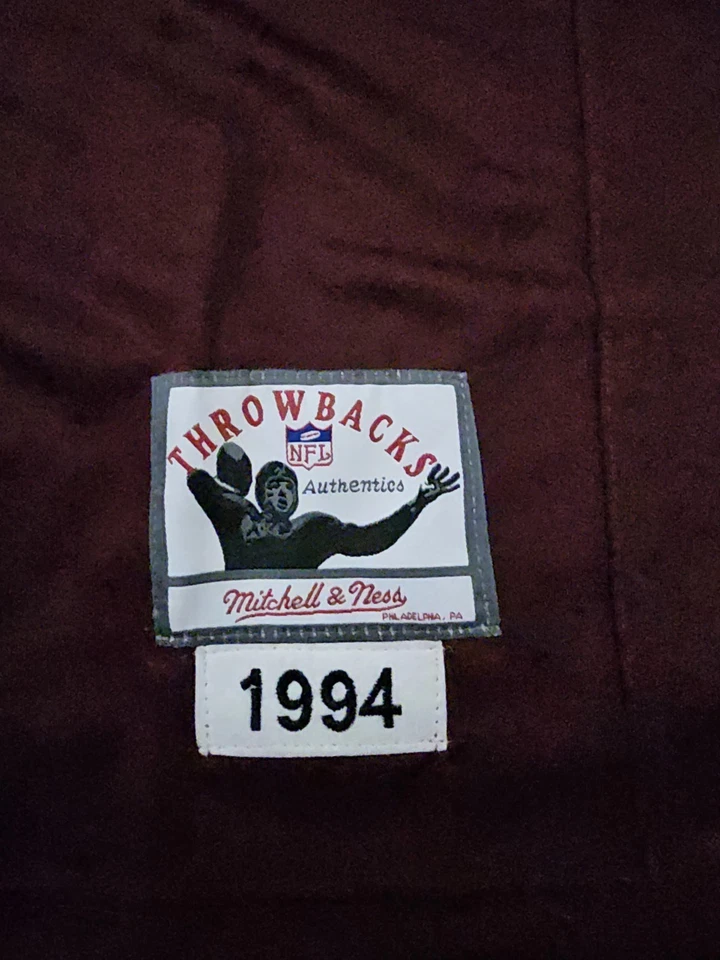 Camiseta de fútbol Mitchell Ness Ervins Washington Redskins para hombre XL/XXL Foto 4 de 4