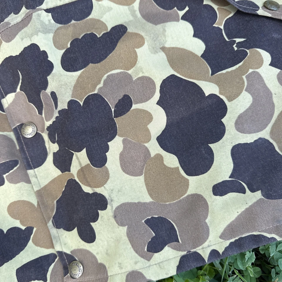 VTG Cabelas Gore-Tex Frog Skin Duck Camo Hunting Set Jacket & Pants Made in USA - Image 3 of 4