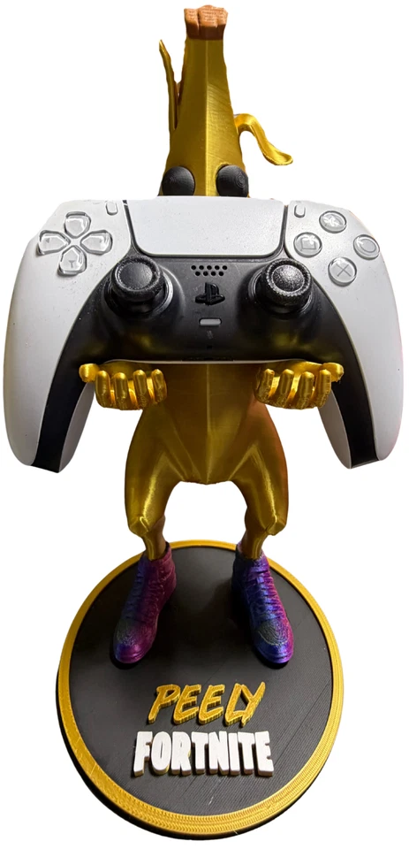 GOLD Fortnite Peely Skin Gaming Controller Holder & Phone Stand 30cm - SPECIAL - Image 2 of 4