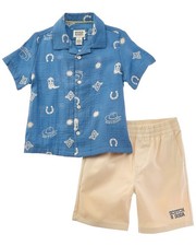 Scotch  Soda 2Pc Camp Shirt  Short Set