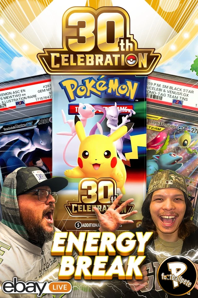 🎉$1 START ENERGY BREAKS + 30TH ANNIVERSARY🎉W/ PFOOTBALL