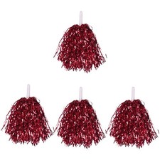 24 StüCk Cheerleading Pom Poms Metallfolie Cheer Pom Poms mit Kunststoffgri1479