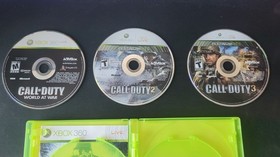 Call of Duty: The War Collection Xbox 360, 2010 3 Discs Complete