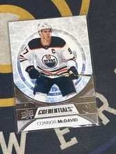 Connor Mcdavid 2021 Upper Deck Credentials