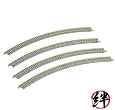 TOMIX N Gauge Curved PC Rail C354-45-PC F Set of 4 1196 Model Railroad Supplies